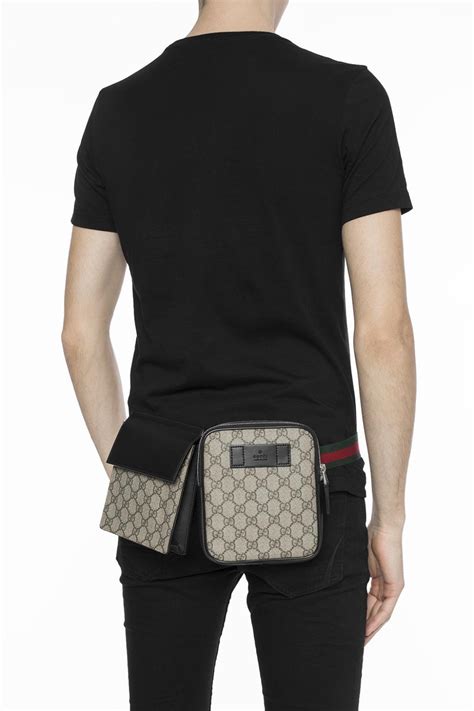 gucci belt bag 2 pouches.